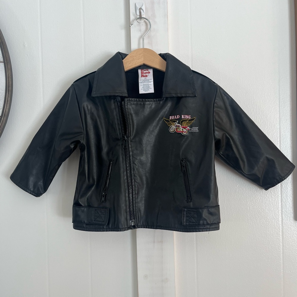 Park Bench Kids leather jacket 2T
